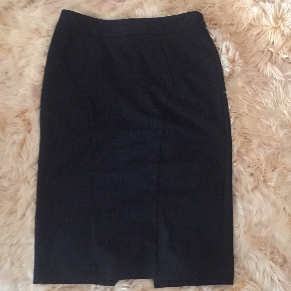 Black pencil skirt